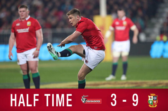 Crusaders British Lions HT 2017